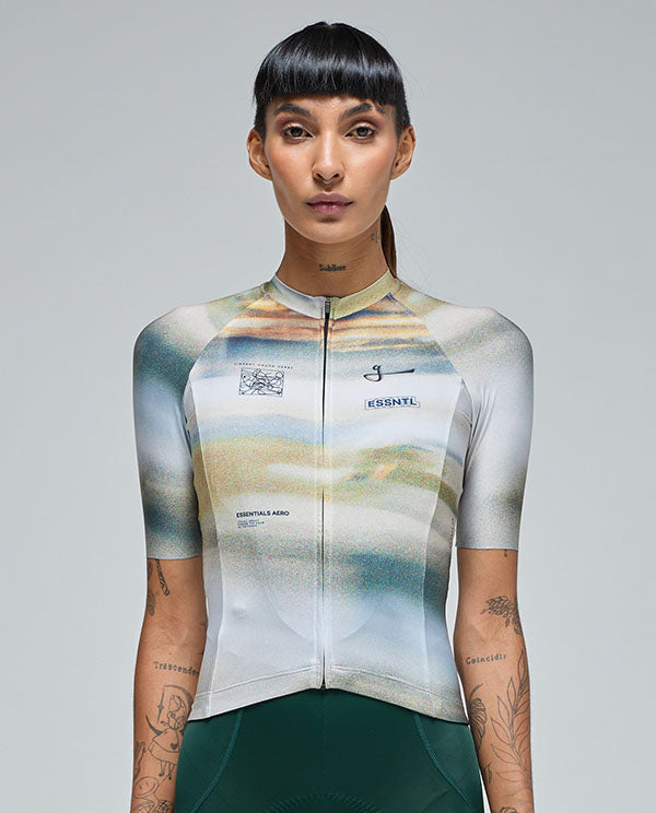 Givelo 車衣Jersey SS Essential Aero CHAOS Grey 黃昏 男女共版