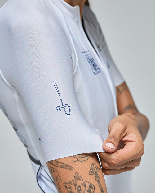 Givelo 車衣Jersey SS Essential Aero CHAOS Calm 迷途白 男女共版