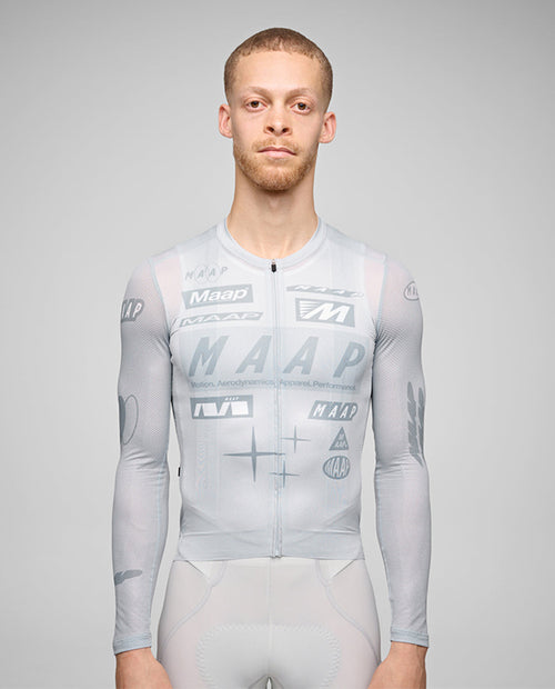 MAAP 車衣 Drome Pro Air LS Jersey 3.0 Ice Gray 長袖 男款 灰