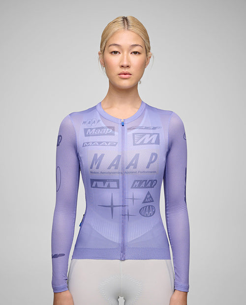 MAAP 車衣 Drome Pro Air LS Jersey 3.0 Lavender 長袖 女款 紫