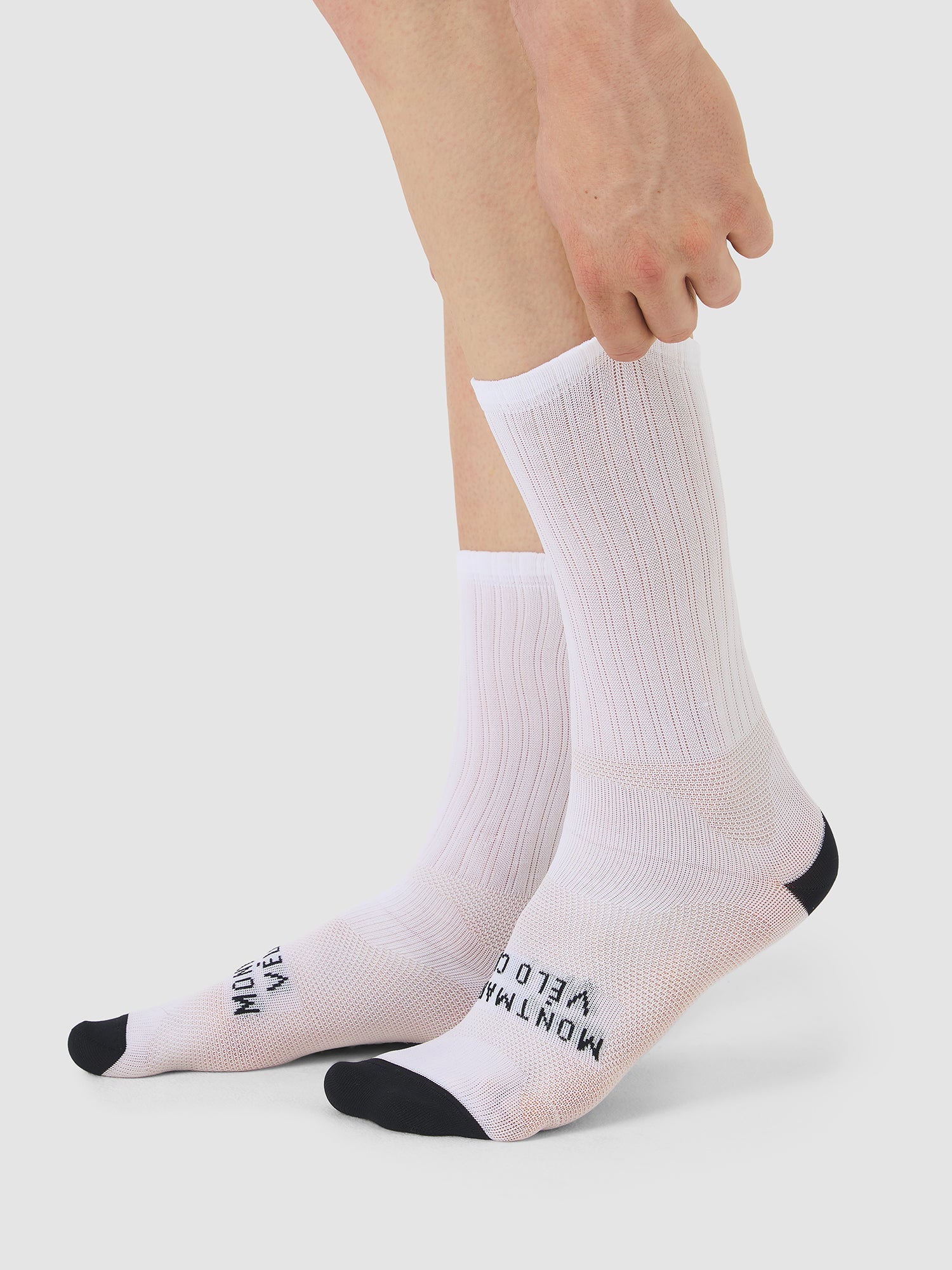 Café du Cycliste 車襪 MVC Solid Socks V2 White 白