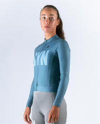 Biehler 薄長袖車衣 Pro LS Jersey Venice 女款 藍