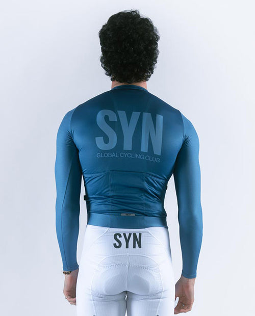 Biehler 薄長袖車衣 Pro LS Jersey Venice 男款 藍