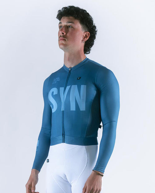 Biehler 薄長袖車衣 Pro LS Jersey Venice 男款 藍