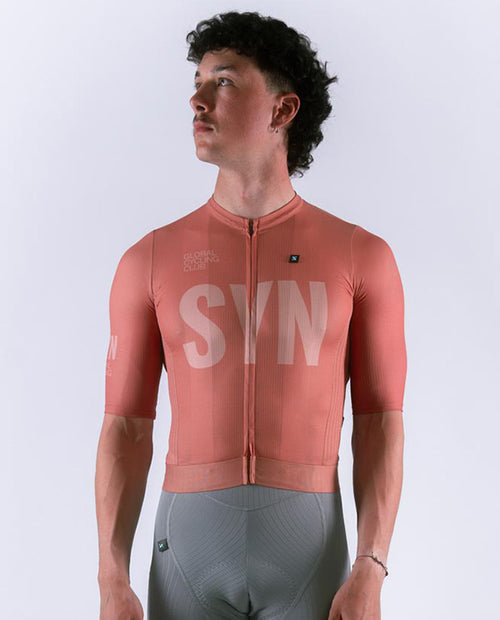 Biehler 車衣 PRO Jersey Blossom 男款 粉橘