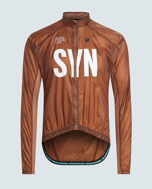 Biehler 防潑輕量風衣 Defender Stow Away Jacket Tuscany 男款 磚紅棕