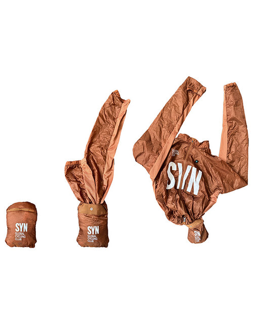 Biehler 防潑輕量風衣 Defender Stow Away Jacket Tuscany 男款 磚紅棕