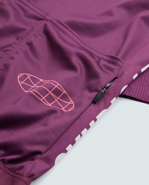 Biehler 薄長袖車衣 Pro Team LS Jersey Muffin 男款 紫