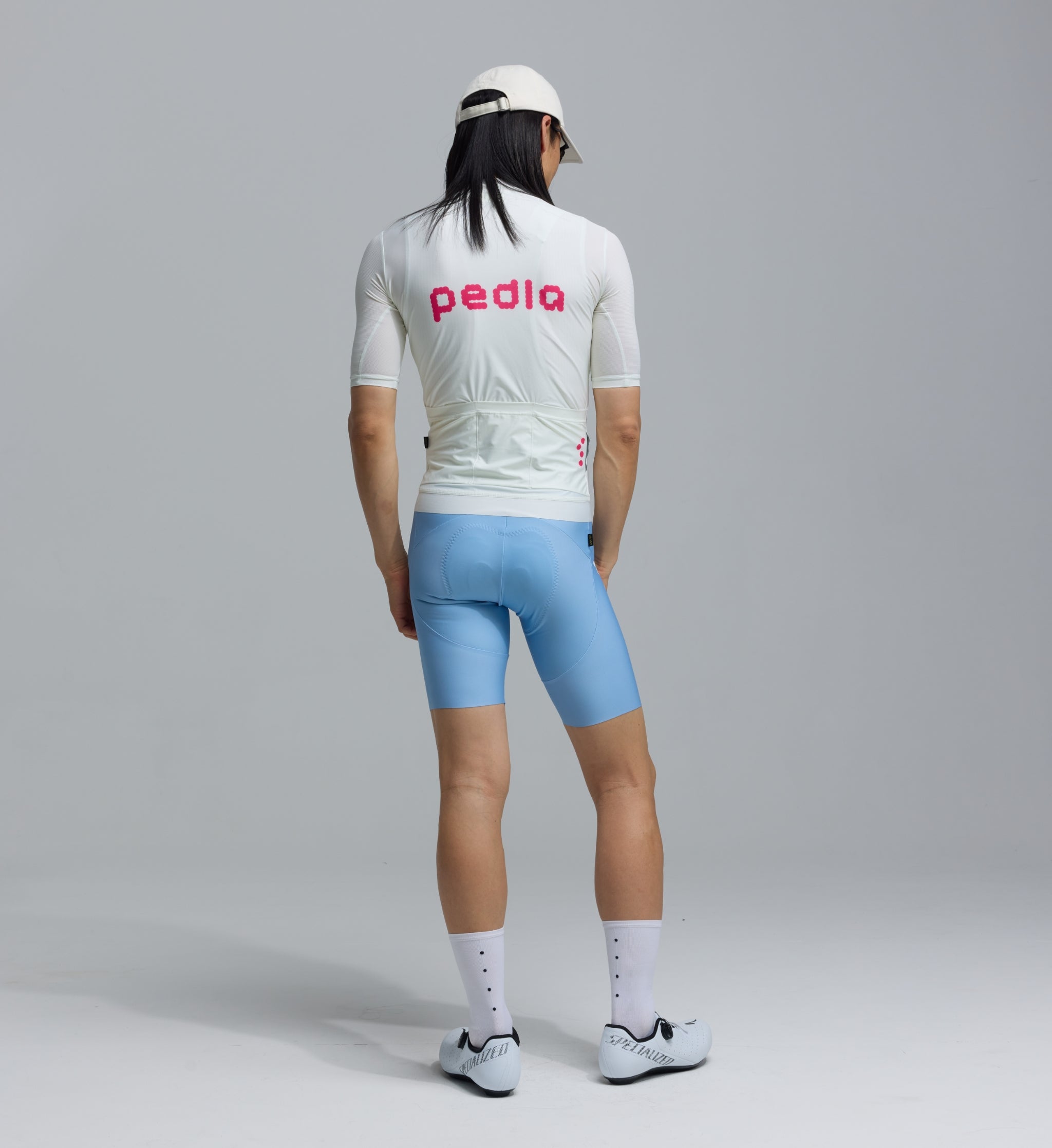 Pedla 車衣 Dots Classic Jersey Procelain Fuchsia 男款 瓷白