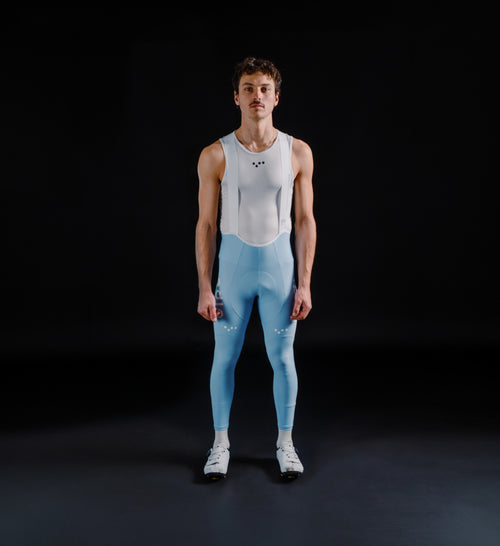 Pedla 薄長褲 Dots SuperFIT 2.0 Bib Tight Powder Blue 男款 粉藍