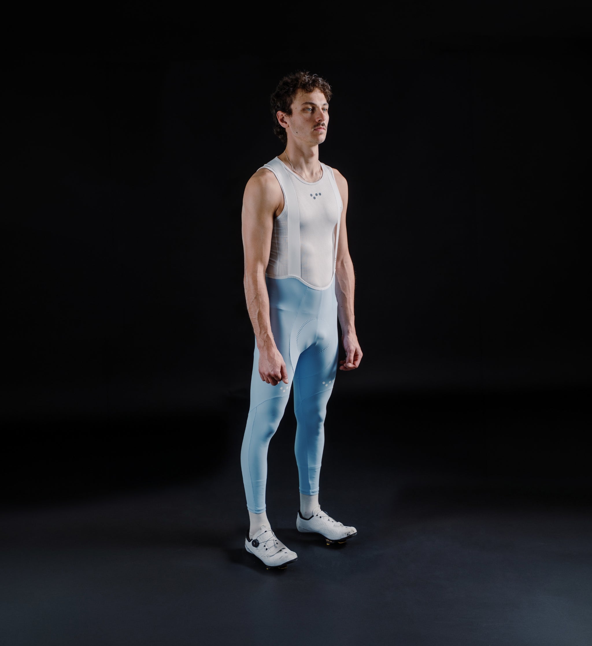 Pedla 薄長褲 Dots SuperFIT 2.0 Bib Tight Powder Blue 男款 粉藍
