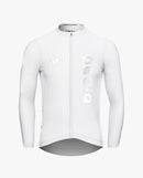 Pedla 薄長袖車衣 Dots Classic LS Jersey Reflective White 男款 白 反光logo