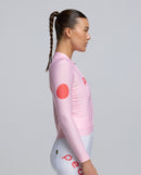 Pedla 薄長袖車衣 Dots Classic LS Jersey Dusty Pink 女款 灰粉紅