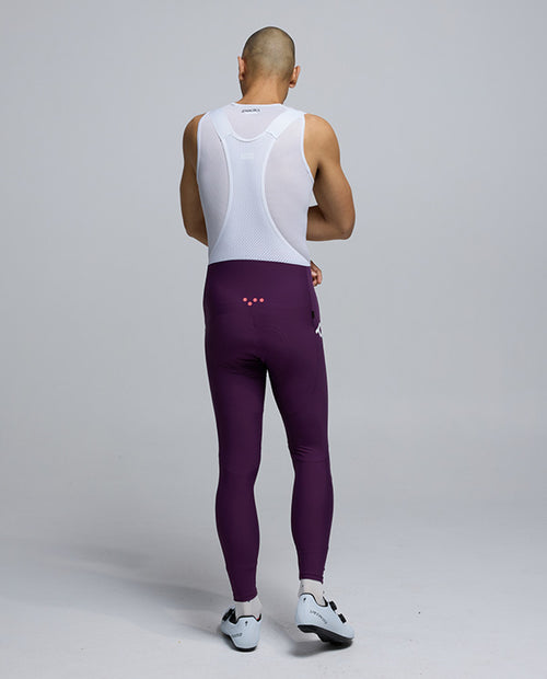 Pedla 薄長褲 Dots SuperFIT2.0 Bib Tight Aubergine 男款 茄紫