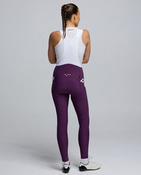 Pedla 薄長褲 Dots SuperFIT2.0 Bib Tight Aubergine 女款 茄紫