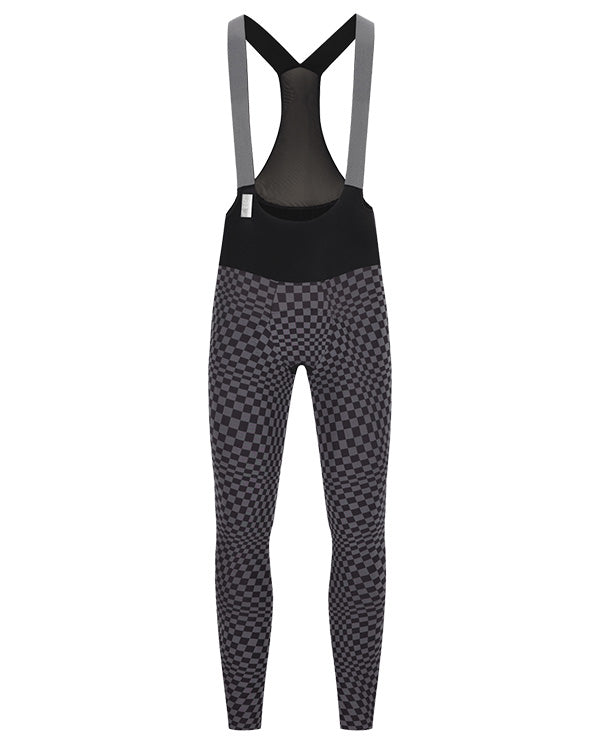 Q36.5 保暖長車褲Dottore Hybrid Bib Tights Check Grey 女款 黑灰格