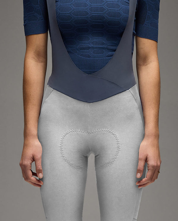 Q36.5 保暖長車褲Dottore Hybrid Bib Tights Ice Grey 女款 灰