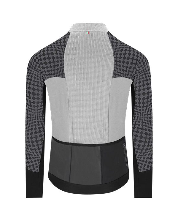 Q36.5 車衣 Dottore Hybrid Que Long Sleeve Jersey Check Grey 長袖 男款 黑灰格