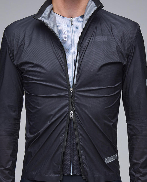 Q36.5 輕量雨衣外套 Dottore Light Rain Jacket Black 男款 黑