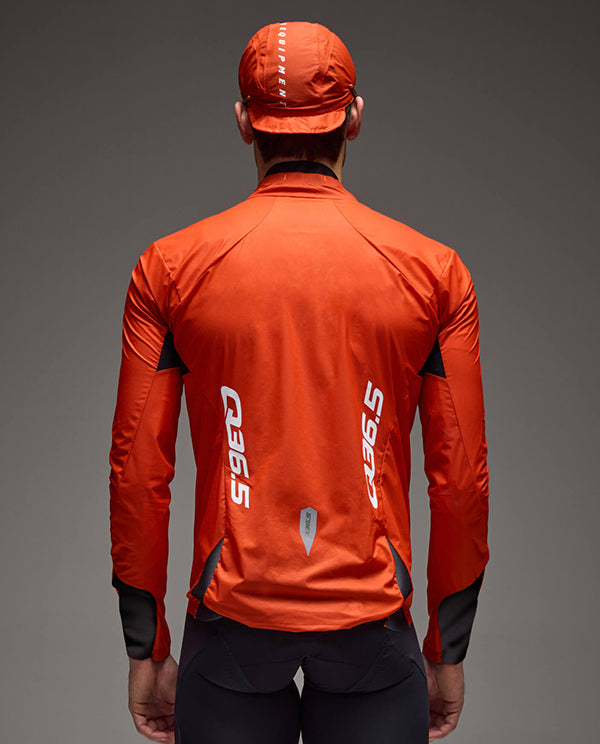 Q36.5 輕量雨衣外套 Dottore Light Rain Jacket Poppy Orange 男款 橘