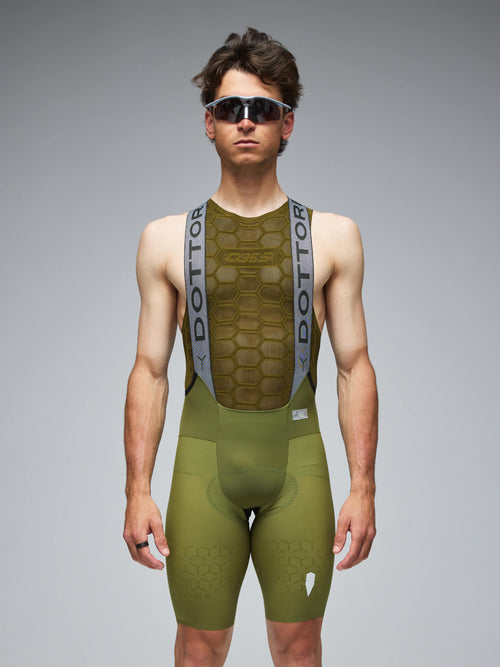 Q36.5 車褲Dottore Pro Bib Shorts Drab Green 男款 草綠