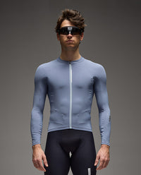 Q36.5 薄長車衣 Dottore Pro LS Jersey Grisaille Blue 男款 灰藍