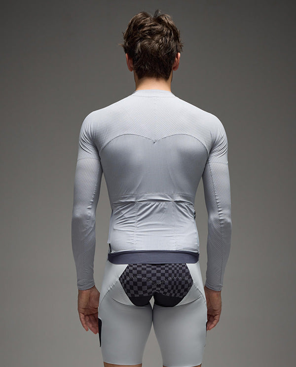 Q36.5 薄長車衣 Dottore Pro LS Jersey Ice Grey 男款 淺灰