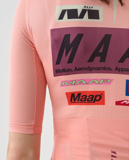 MAAP 車衣 Drome Pro Air Jersey 3.0 Peach 短袖 女款 粉橘