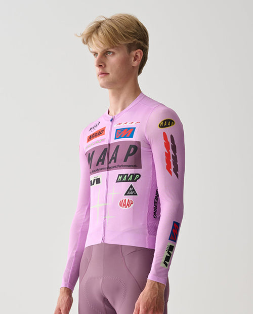 MAAP 車衣 Drome Pro Air LS Jersey 3.0 Lily 薄長袖 男款 粉