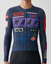 MAAP 車衣 Drome Pro Air LS Jersey 3.0 Midnight 薄長袖 男款 深藍