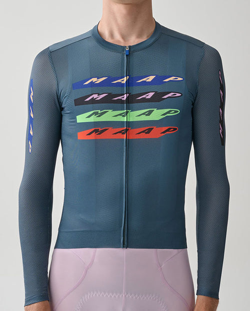 MAAP 車衣 EVADE X PRO AIR LS Jersey 3.0 Uniform Blue 長袖 男款 深藍