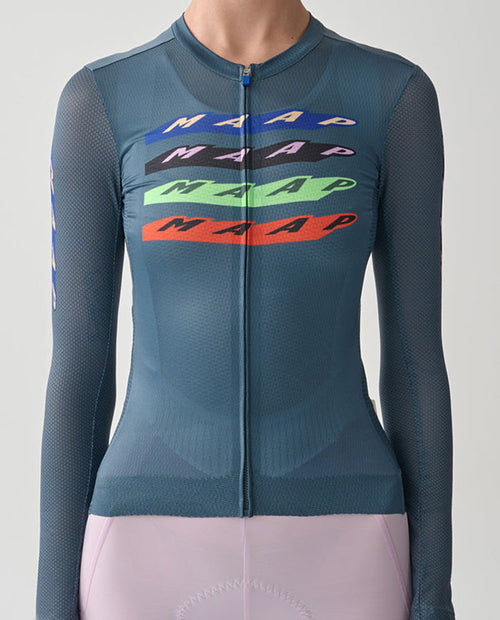 MAAP 車衣 EVADE X PRO AIR LS Jersey 3.0 Uniform Blue 長袖 女款 深藍