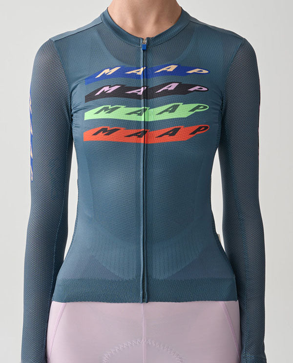 MAAP 車衣 EVADE X PRO AIR LS Jersey 3.0 Uniform Blue 長袖 女款 深藍