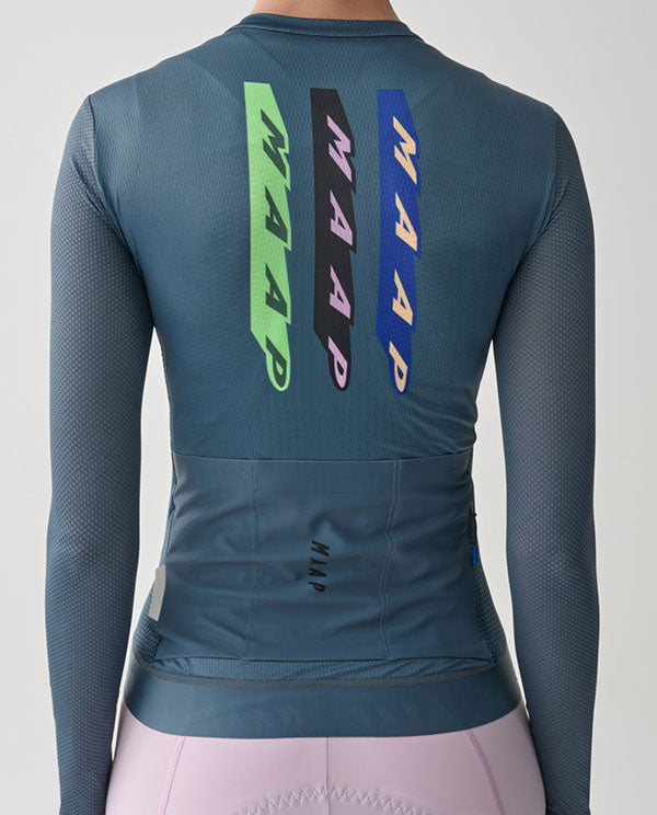 MAAP 車衣 EVADE X PRO AIR LS Jersey 3.0 Uniform Blue 長袖 女款 深藍