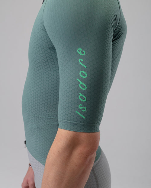 Isadore 車衣 Echelon Aero Jersey Trellis 男款 綠