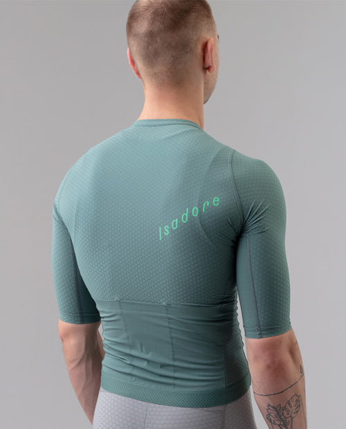 Isadore 車衣 Echelon Aero Jersey Trellis 男款 綠