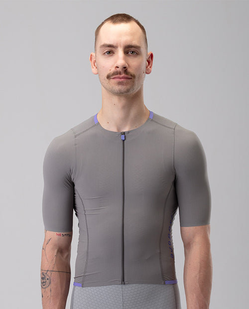 Isadore 車衣 Echelon Ultralight Aero Jersey December Sky 男款 灰