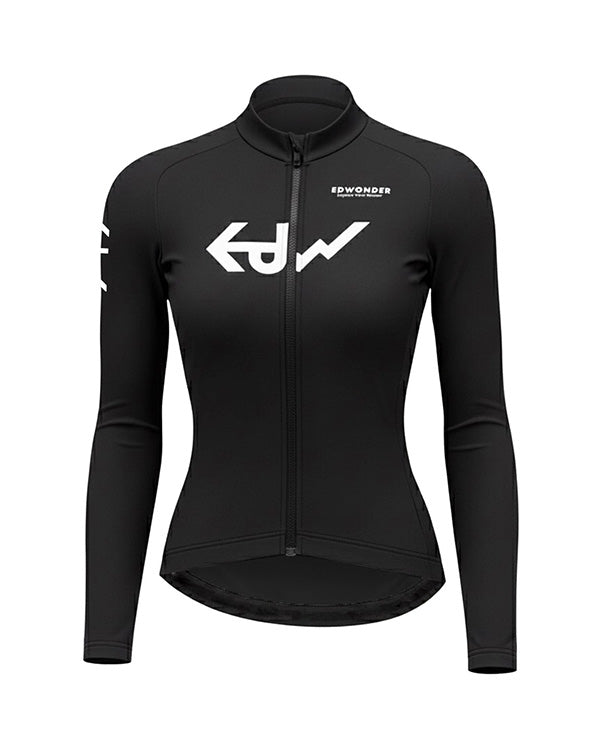 EDW 車衣EdW Jersey Thermal LS 2.0 Black 長袖 女款 黑