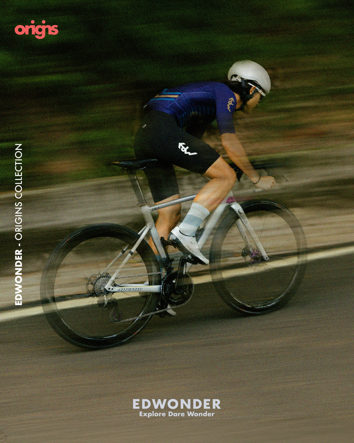 EDW 車衣Origins Short Sleeve Jersey Pulse Navy 男款 深藍