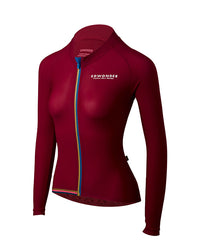EDW 薄長袖車衣EdW Edition LS Jersey 3.0 Sangria Red 女款 勃艮第酒紅
