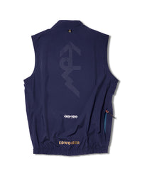 EdWonder 雙拉鍊防風背心EDW Edition Windproof Vest 2.0 Zodiac Blue 女款 深藍