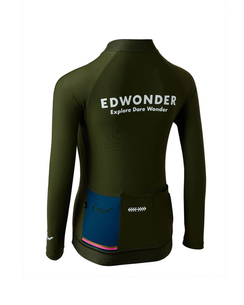 EdWonder 薄長袖車衣EdW Edition LS Jersey 2.0 Sherwood Green 男款 綠