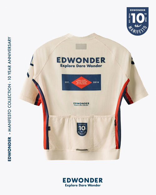 EDW 車衣Manifesto SS Jersey - Explore Vintage Ivory 男款 象牙白