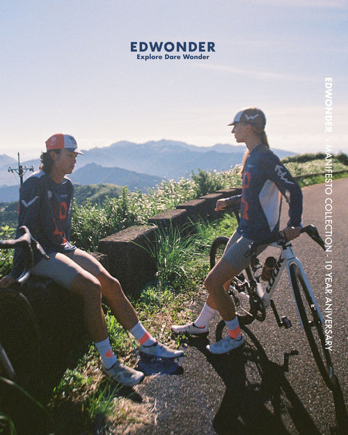 Edwonder 長袖機能Tee Manifesto LS Tech Tee - Heritage Blue 男女共版 復古藍