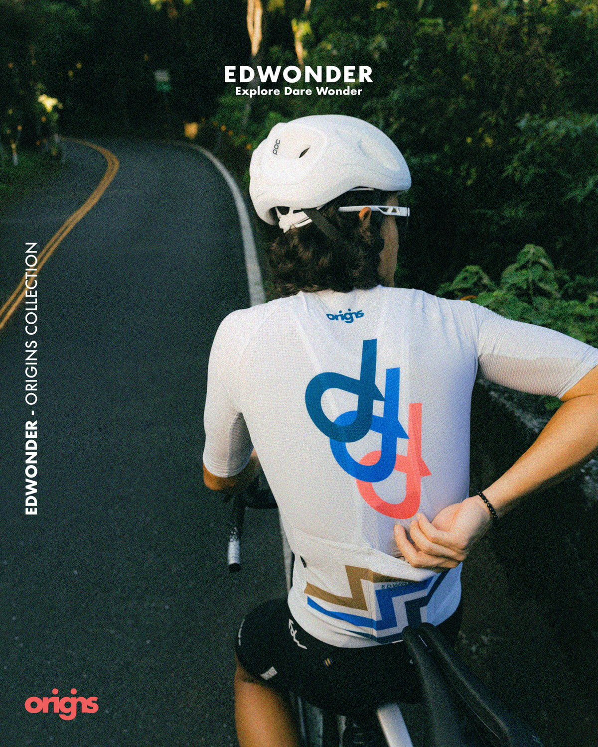 EDW 車衣Origins Short Sleeve Jersey Victor Grey 男款 白