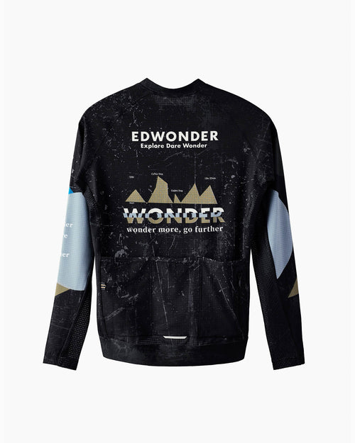 EdWonder 薄長車衣 Wonder More LS Jersey Summit Black 男款 黑