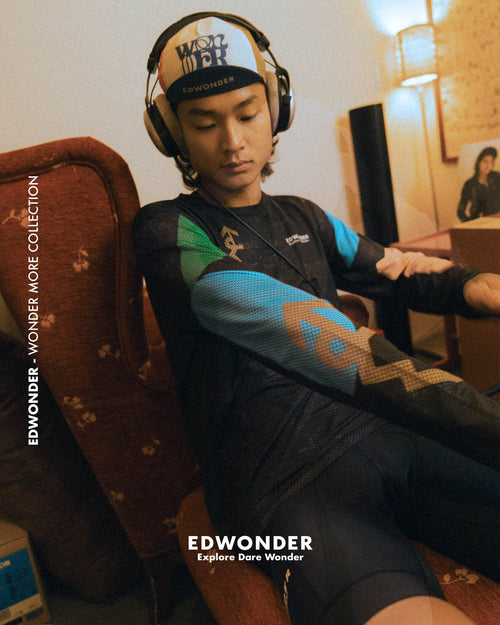 EdWonder 長袖機能Tee Womder More LS Tech Tee - Summit Black 男女共版 黑