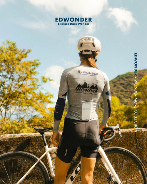 EdWonder 薄長車衣 Wonder More LS Jersey Summit Grey 女款 灰