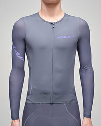 MAAP 車衣 Emerge Jersey Galaxy Blue 長袖 男款 灰藍