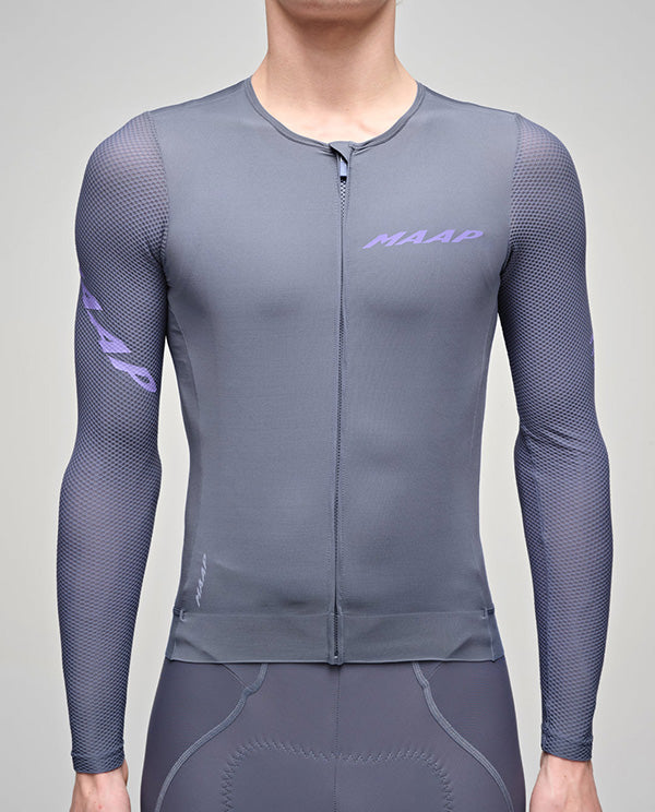 MAAP 車衣 Emerge Jersey Galaxy Blue 長袖 男款 灰藍